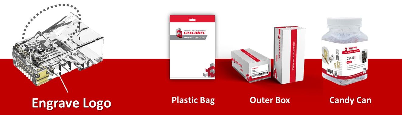 OEM Uw Cat5E RJ45-connector